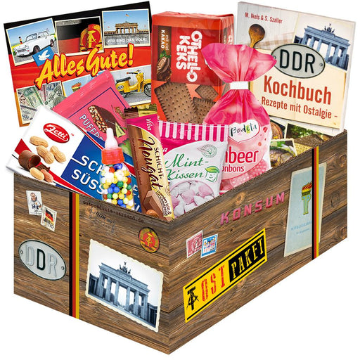 Geschenkset Ostpaket "DDR Süßigkeiten Box" - Ossiladen I Ostprodukte Versand