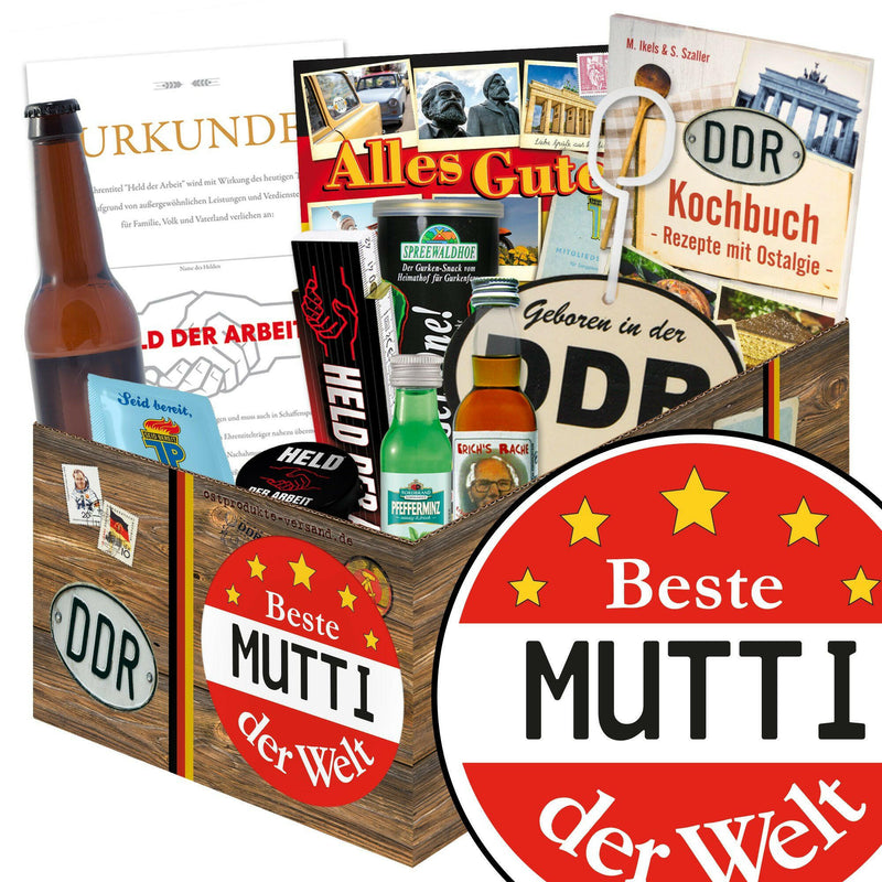 Geschenkset Ostpaket "Männer Box" - "Beste Mama / Mutti" - Ossiladen I Ostprodukte Versand