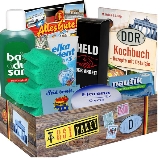 Geschenkset Ostpaket "Pflege Box mit Ostprodukten" - Ossiladen I Ostprodukte Versand