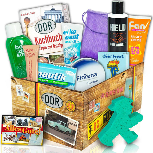 Geschenkset Ostpaket "Pflege Box XXL mit Ostprodukten"