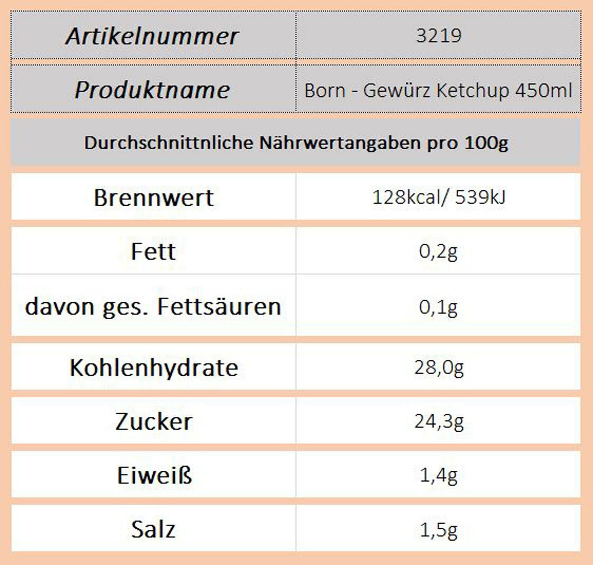 Gewürz Ketchup ( Born )