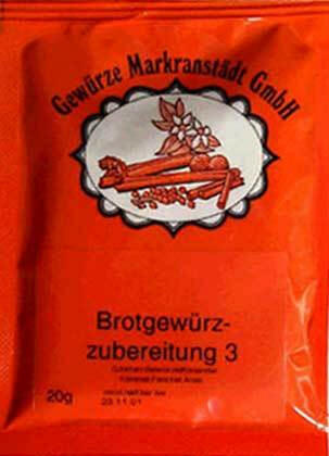 Gewürzbrotzubereitung