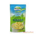 Gold Püree Snack mit Bärlauch & Crème fraîche