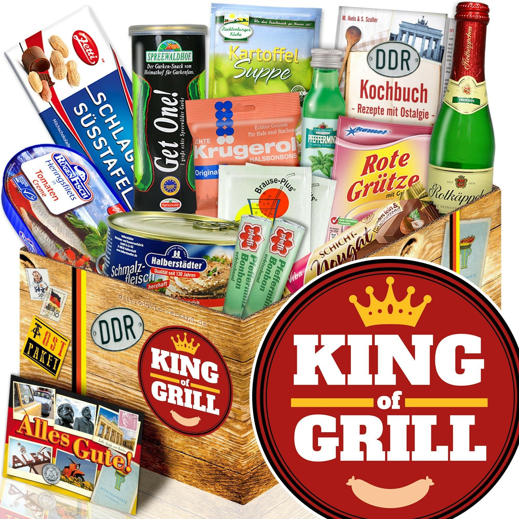 Grillmeister - DDR Box gemischt - Ossiladen I Ostprodukte Versand