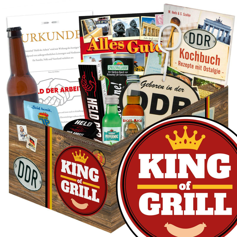 Grillmeister - Geschenkset Ostpaket "Männer Box" - Ossiladen I Ostprodukte Versand