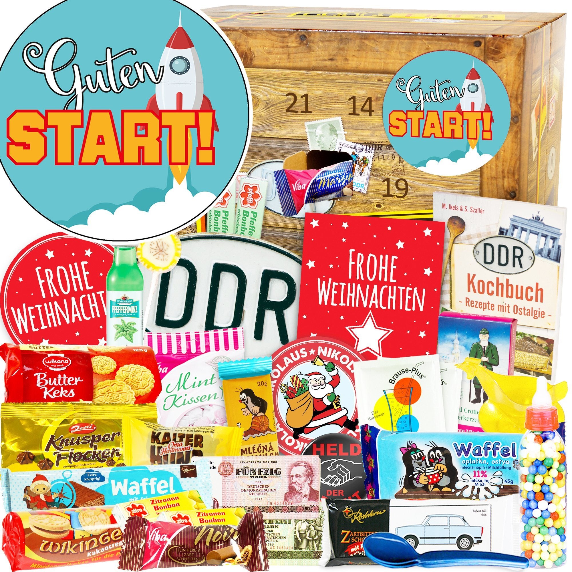 Guten Start - DDR Adventskalender - Ossiladen I Ostprodukte Versand