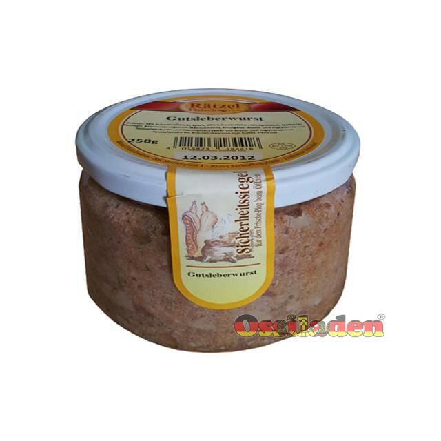 Gutsleberwurst 250g (Rätzel)