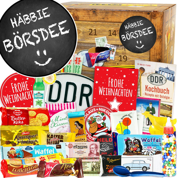 Häbbie Börsdee - DDR Adventskalender - Ossiladen I Ostprodukte Versand
