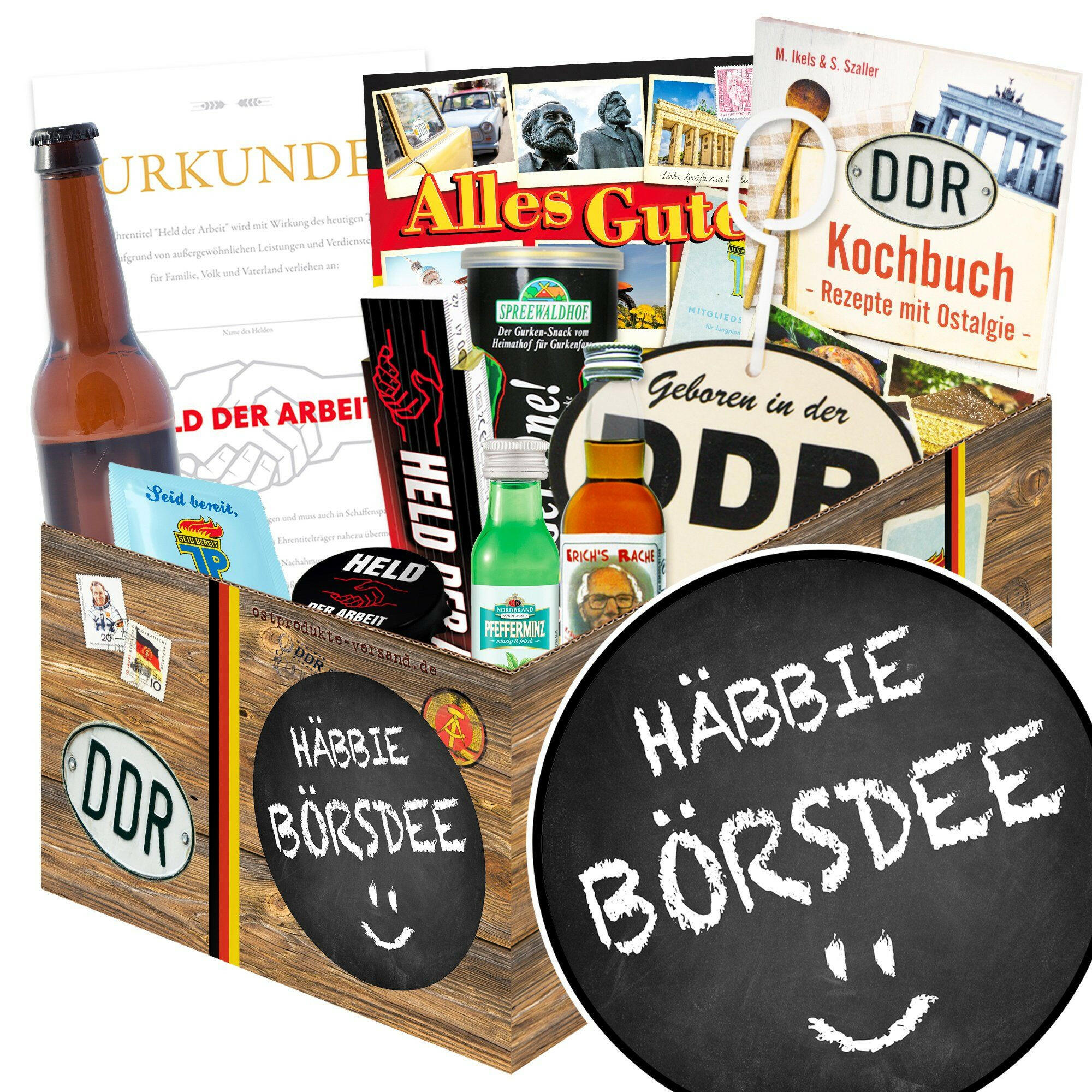 Häbbie Börsdee - Geschenkset Ostpaket "Männer Box" - Ossiladen I Ostprodukte Versand