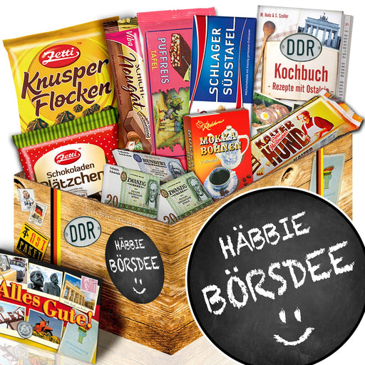 Häbbie Börsdee - Geschenkset Ostpaket "Schokoladenbox M" - Ossiladen I Ostprodukte Versand