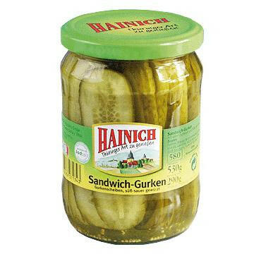 HAINICH Sandwich-Gurken 580 ml