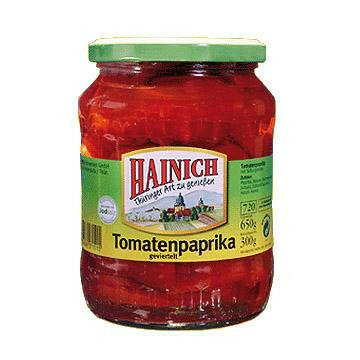 HAINICH Tomatenpaprika geviertelt 720 ml