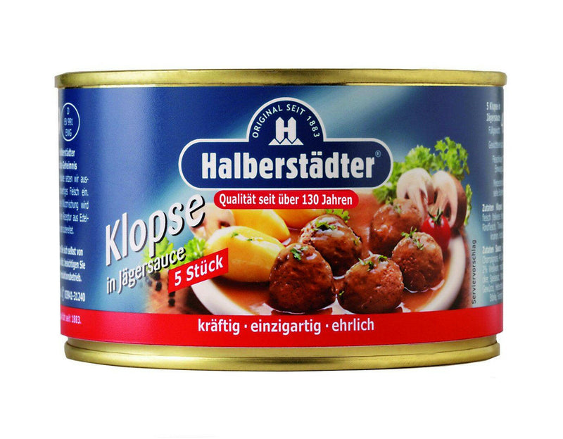 Halberstädter 5 Klopse in Jägersauce, 400g