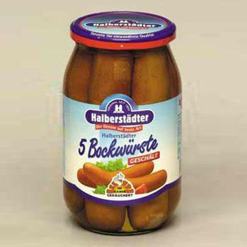 Halberstädter Bockwurst geschält