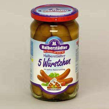 Halberstädter Würstchen mit Rindfleisch - 5St. Glas, 250g