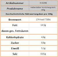 Halberstädter Würstchengulasch, 400g