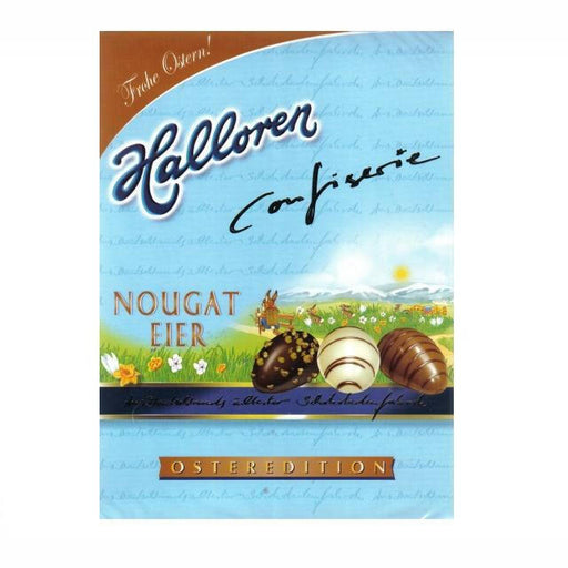 Halloren Confiserie - Nougat Eier Schachtel