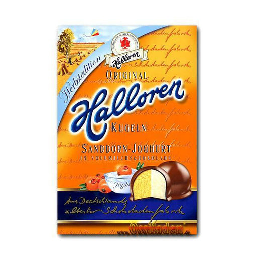 Halloren Kugeln Joughurt Sanddorn