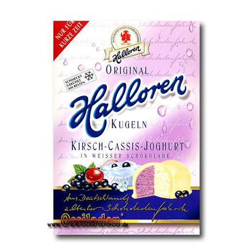 Halloren Kugeln - Kirsch-Cassis-Joghurt, 125g