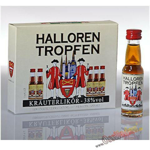 Halloren Tropfen Kräuterlikör 5x 0,02l