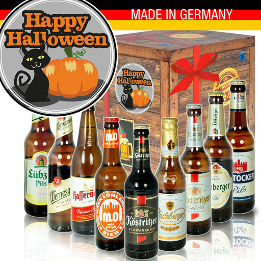 Halloween - Geschenkbox "Ostbiere" 9er Set - Ossiladen I Ostprodukte Versand