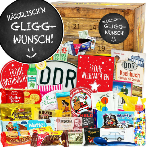 Härrzlisch'n Gliggwunsch - DDR Adventskalender - Ossiladen I Ostprodukte Versand