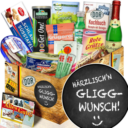 Härrzlisch'n Gliggwunsch - Spezialitäten Set M - Ossiladen I Ostprodukte Versand
