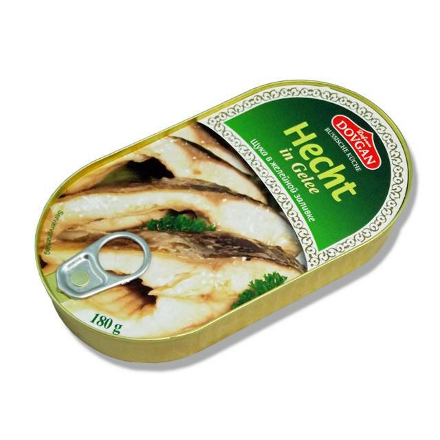 Hecht in Gelee nach russischer Art 180g