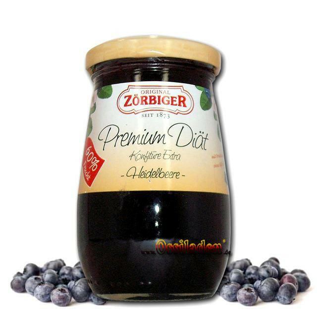 Heidelbeer - Original Zörbiger Premium Diät Konfitüre EXTRA — Ossiladen ...
