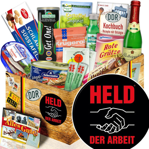 Held der Arbeit Spezialitäten Set M - Ossiladen I Ostprodukte Versand