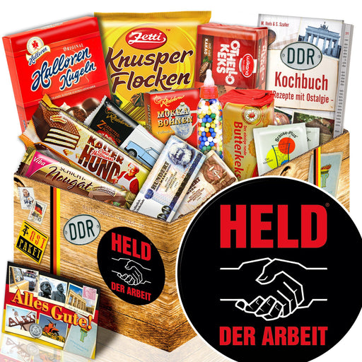 Held der Arbeit - Süßigkeiten Set DDR L - Ossiladen I Ostprodukte Versand