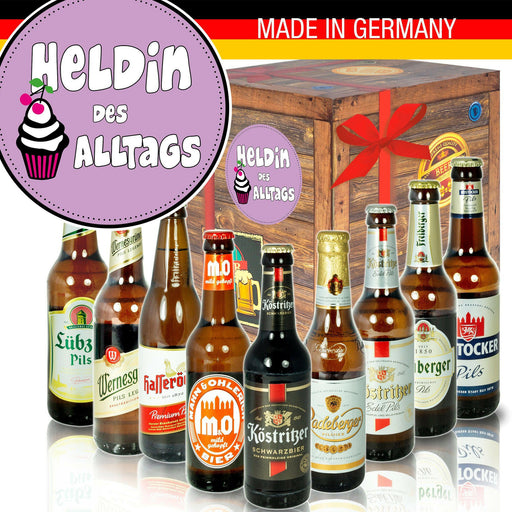 Heldin des Alltags - Geschenkbox "Ostbiere" 9er Set - Ossiladen I Ostprodukte Versand