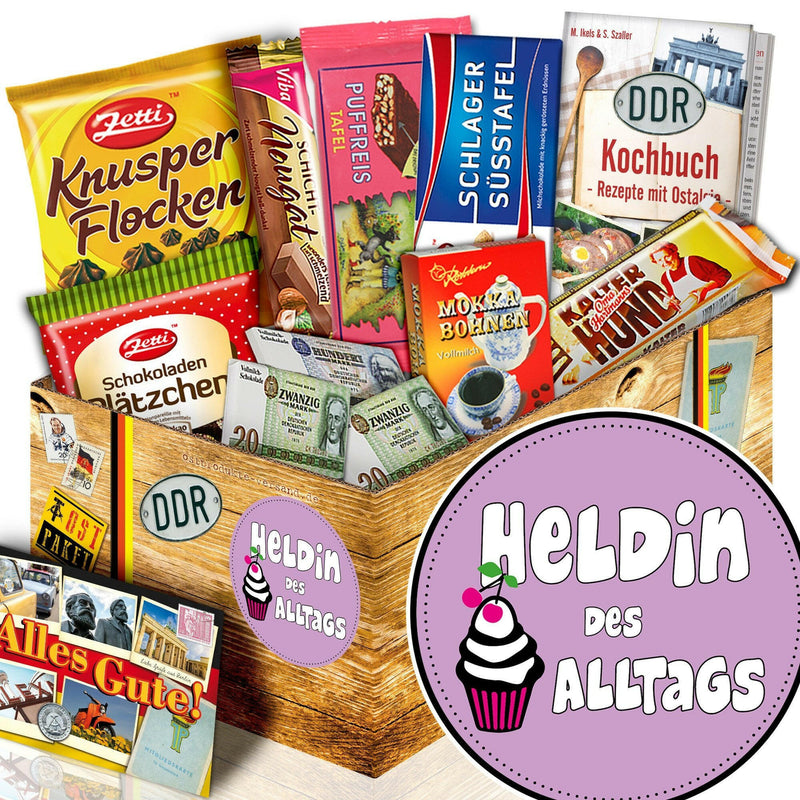 Heldin des Alltags - Geschenkset Ostpaket "Schokoladenbox M" - Ossiladen I Ostprodukte Versand