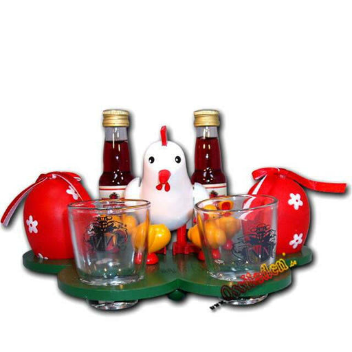 Henne mit Küken (Nordbrand)