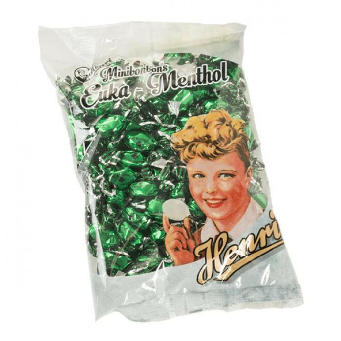 Henri - Euka Menthol Minibonbons 250g