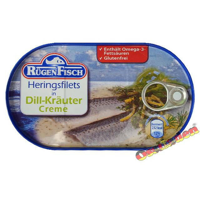 Heringsfilets in Dill-Kräuter Creme