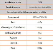 Himbeer Bonbons Bodeta 200g - Ossiladen I Ostprodukte Versand
