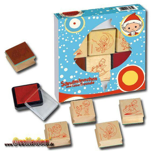 Holzstempel - Sandmännchen