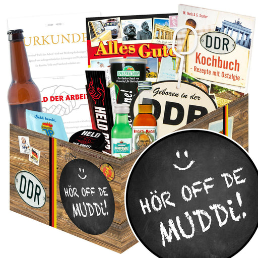 Hör off de Muddi - Geschenkset Ostpaket "Männer Box" - Ossiladen I Ostprodukte Versand