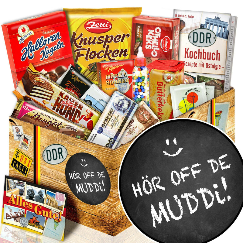 Hör off de Muddi - Süßigkeiten Set DDR L - Ossiladen I Ostprodukte Versand