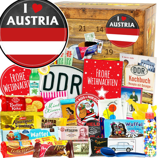 I Love Austria - DDR Adventskalender - Ossiladen I Ostprodukte Versand