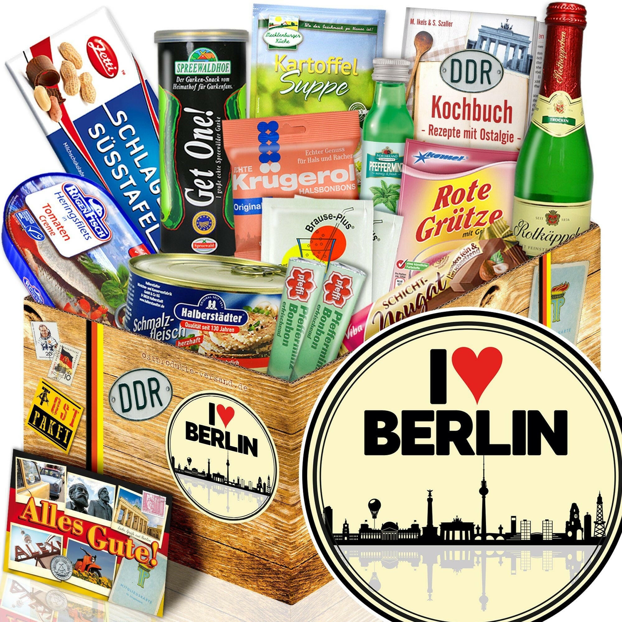 I love Berlin Spezialitäten Set M - Ossiladen I Ostprodukte Versand