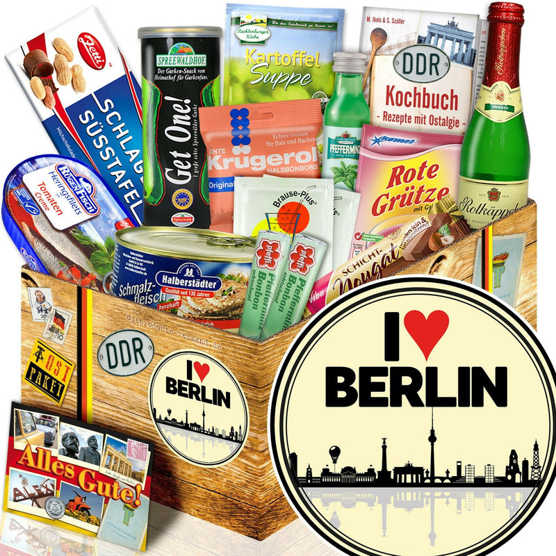 I love Berlin Spezialitäten Set M - Ossiladen I Ostprodukte Versand