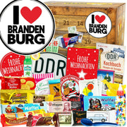 I Love Brandenburg - DDR Adventskalender - Ossiladen I Ostprodukte Versand
