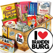 I Love Brandenburg - Geschenkset Ostpaket "Schokoladenbox M" - Ossiladen I Ostprodukte Versand