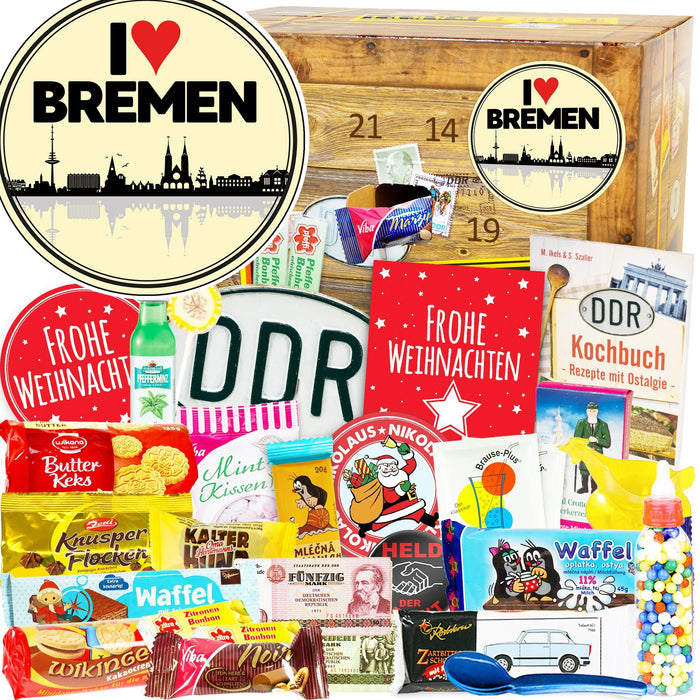 I Love Bremen - DDR Adventskalender - Ossiladen I Ostprodukte Versand