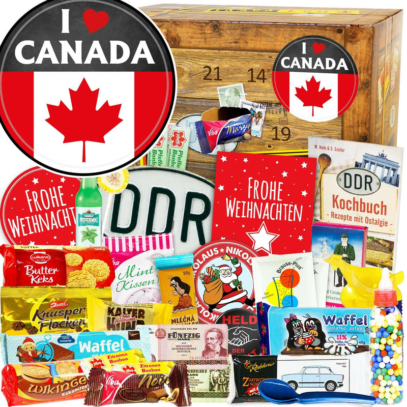 I Love Canada - DDR Adventskalender - Ossiladen I Ostprodukte Versand