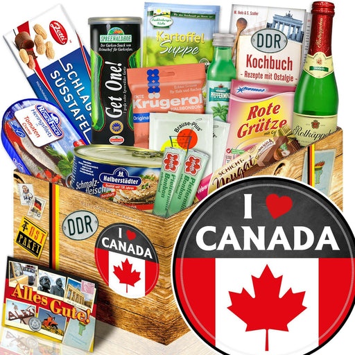 I love Canada - Spezialitäten Set M - Ossiladen I Ostprodukte Versand