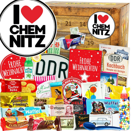 I Love Chemnitz - DDR Adventskalender - Ossiladen I Ostprodukte Versand