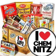 I love Chemnitz - Süßigkeiten Set DDR L - Ossiladen I Ostprodukte Versand